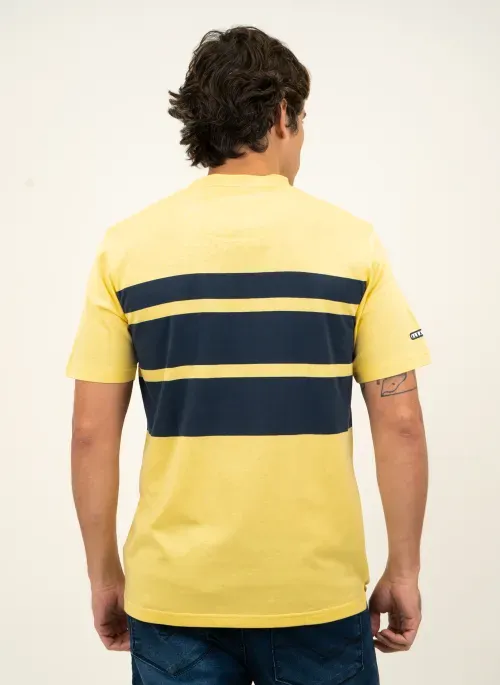 Camiseta Masculina Aleatory Listrada Stance Amarela