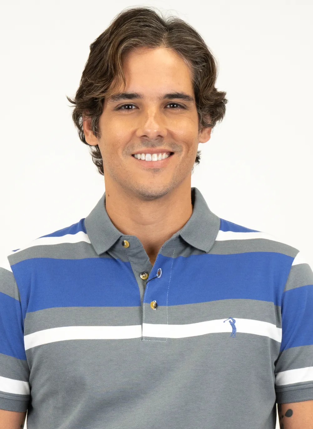 Camisa-Polo-Masculina-Aleatory-Listrada-Along-Cinza-Cinza-GG