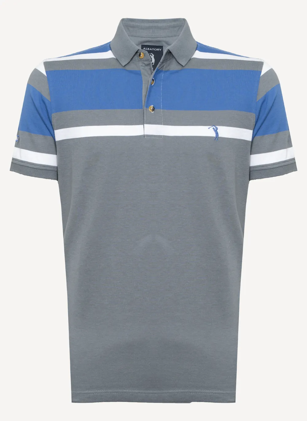 Camisa-Polo-Masculina-Aleatory-Listrada-Along-Cinza-Cinza-GG