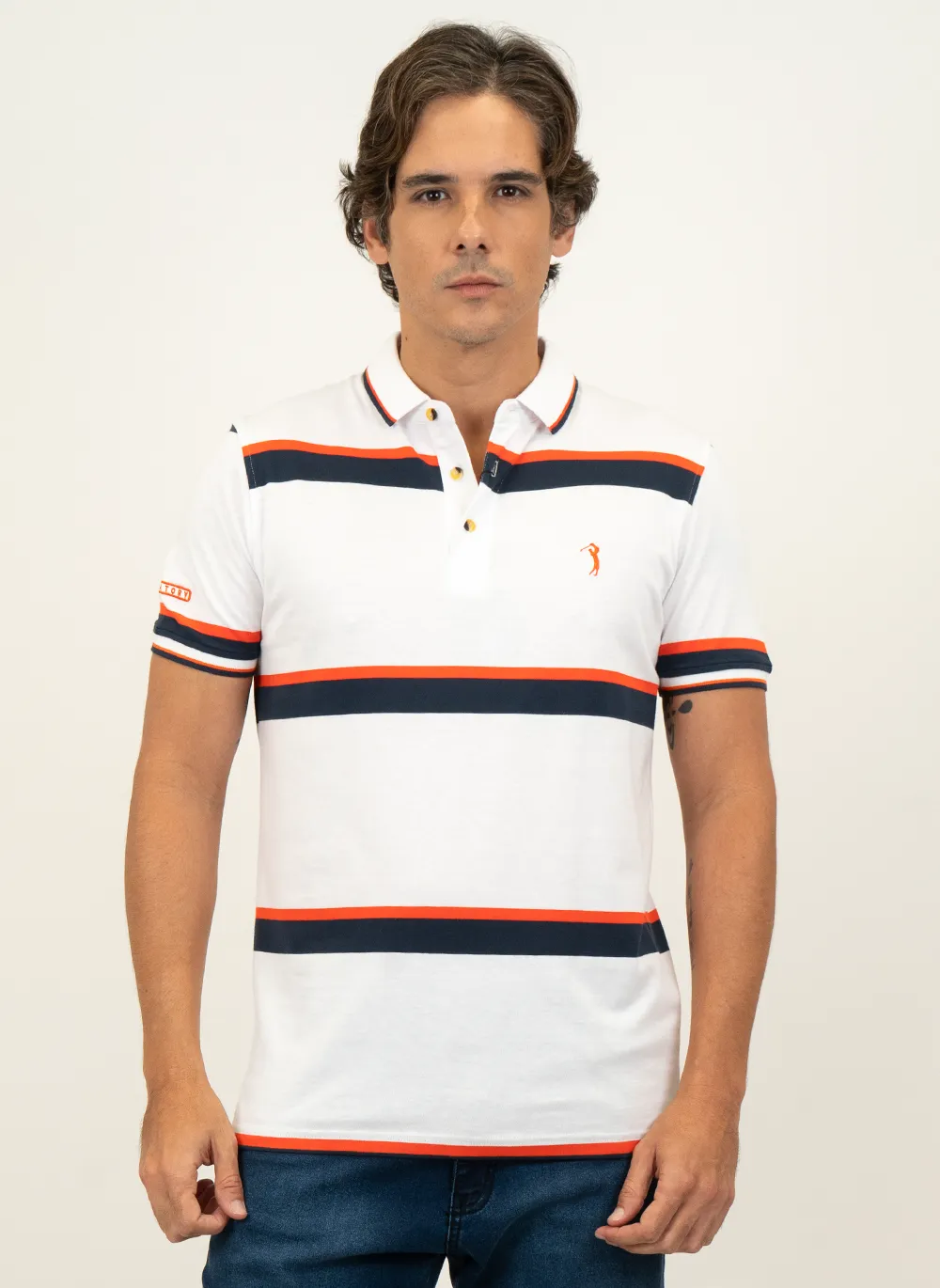 Camisa-Polo-Masculina-Aleatory-Listrada-Avant-Branca-Branco-GG