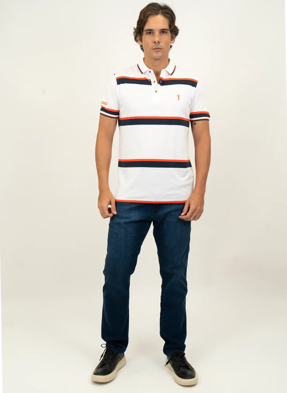 Camisa-Polo-Masculina-Aleatory-Listrada-Avant-Branca-Branco-GG
