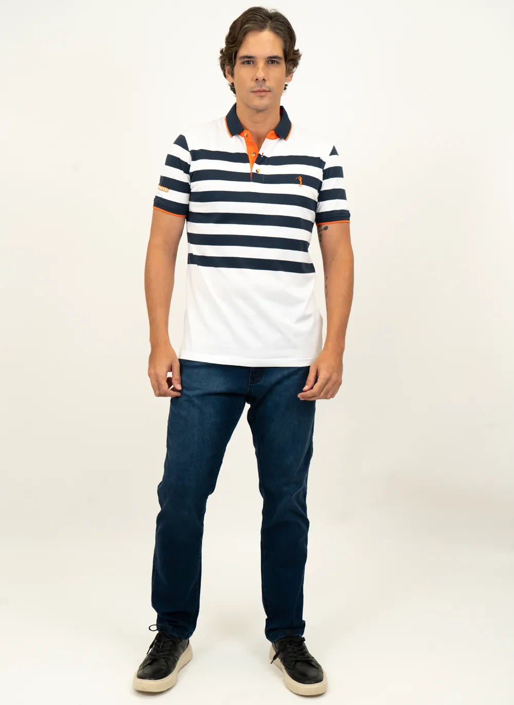 Camisa-Polo-Masculina-Aleatory-Listrada-Rapid-Branca-Branco-GG