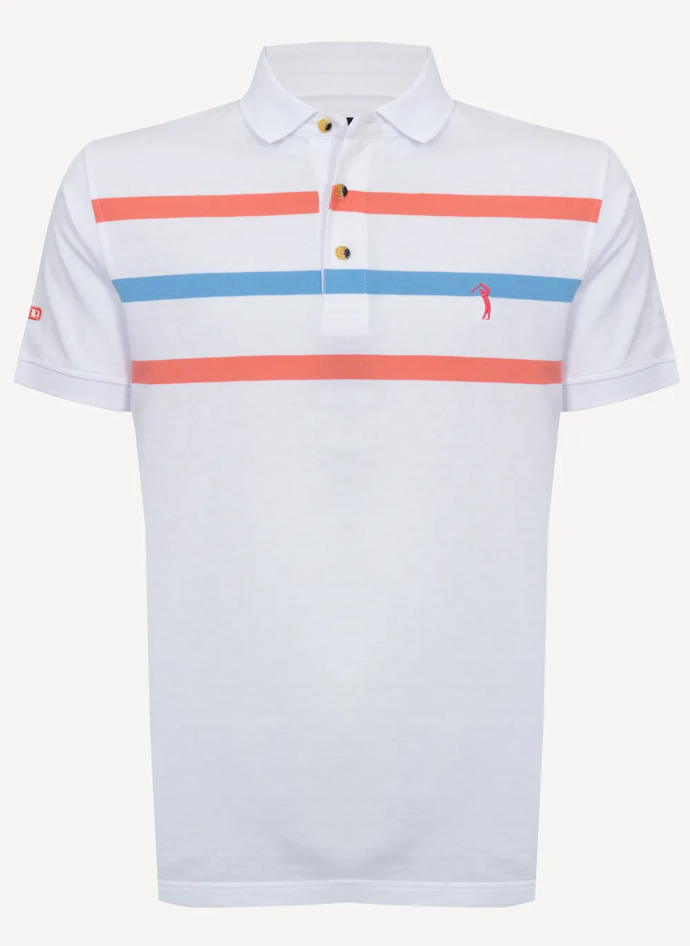 Camisa-Polo-Masculina-Aleatory-Listrada-Foward-Branca-Branco-GG