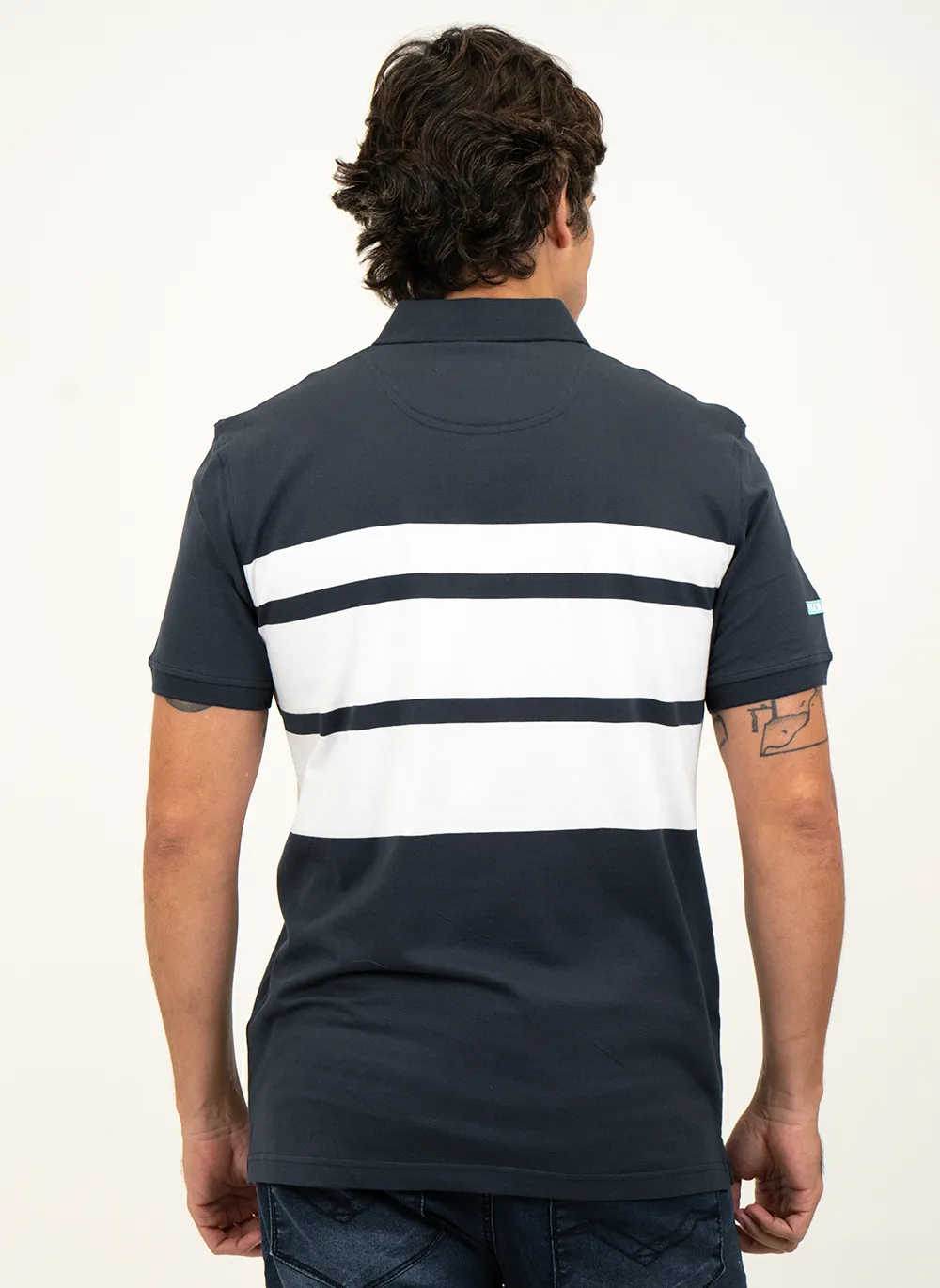 Camisa-Polo-Masculina-Aleatory-Listrada-Vibrant-Marinho-Azul-Marinho-GG