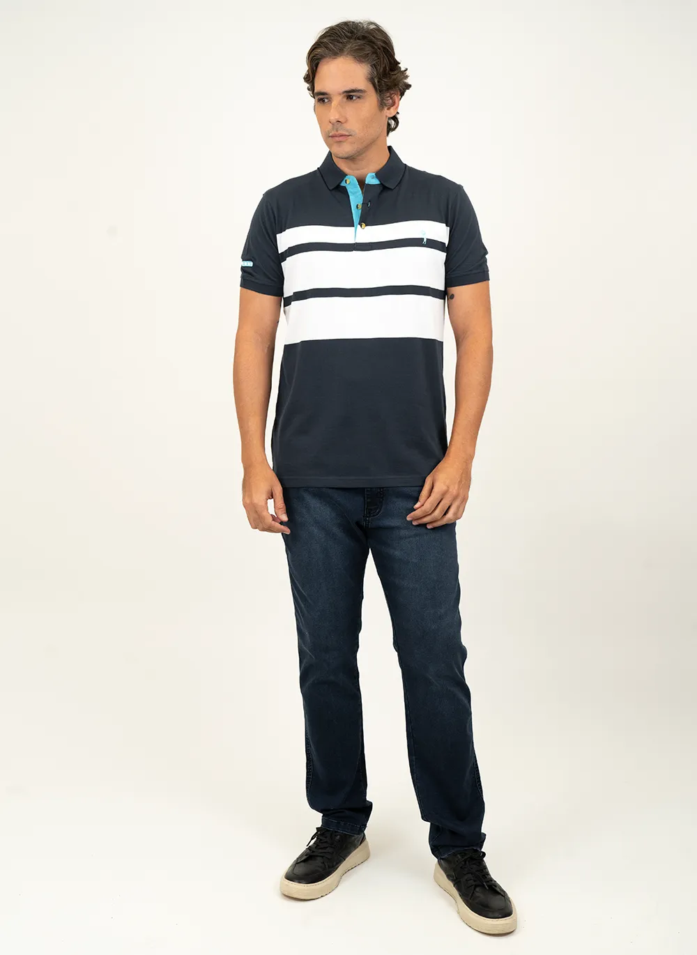 Camisa-Polo-Masculina-Aleatory-Listrada-Vibrant-Marinho-Azul-Marinho-GG