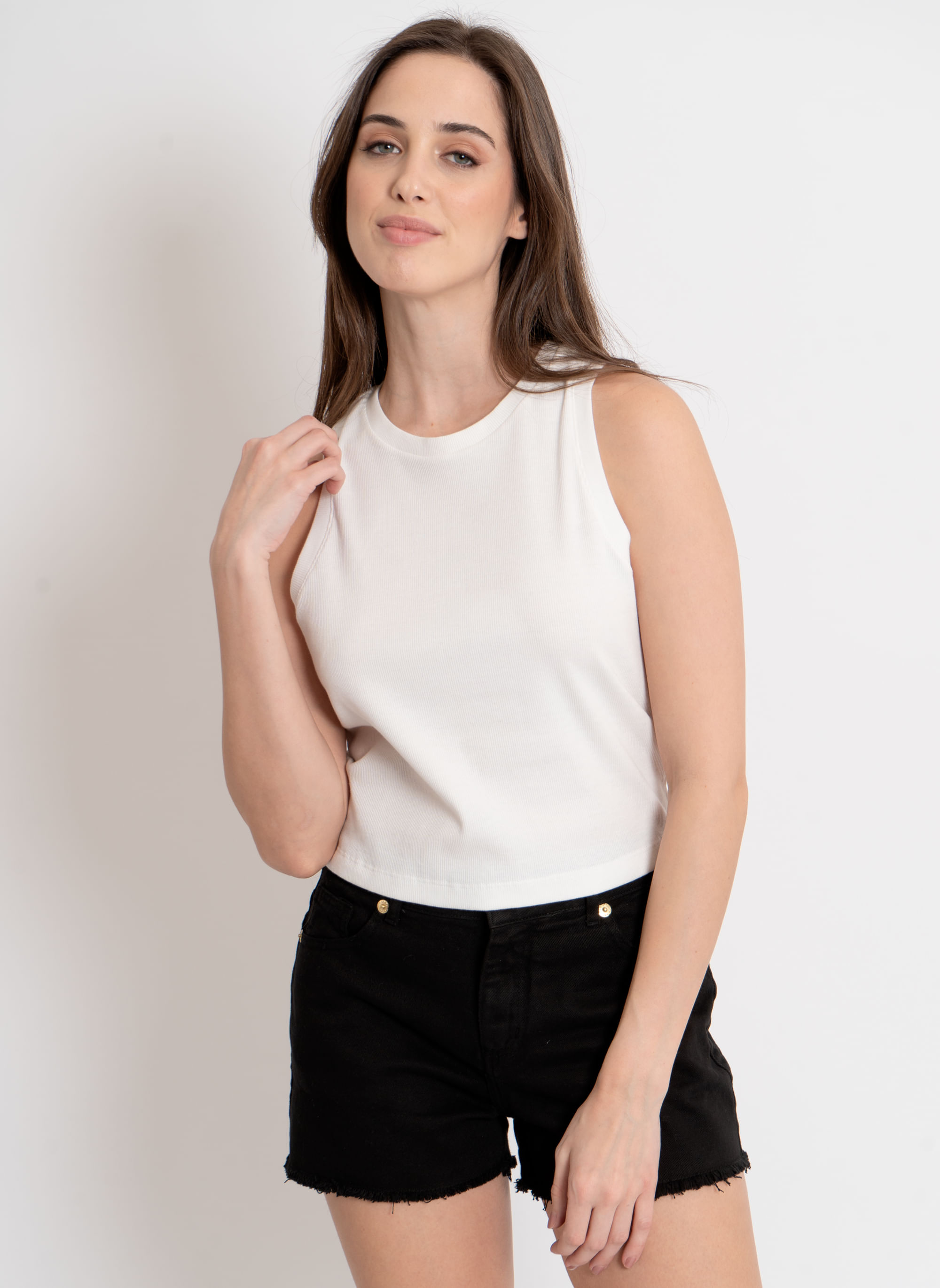 Regata-Feminina-Aleatory-Blossom-Off-White-Branco-P
