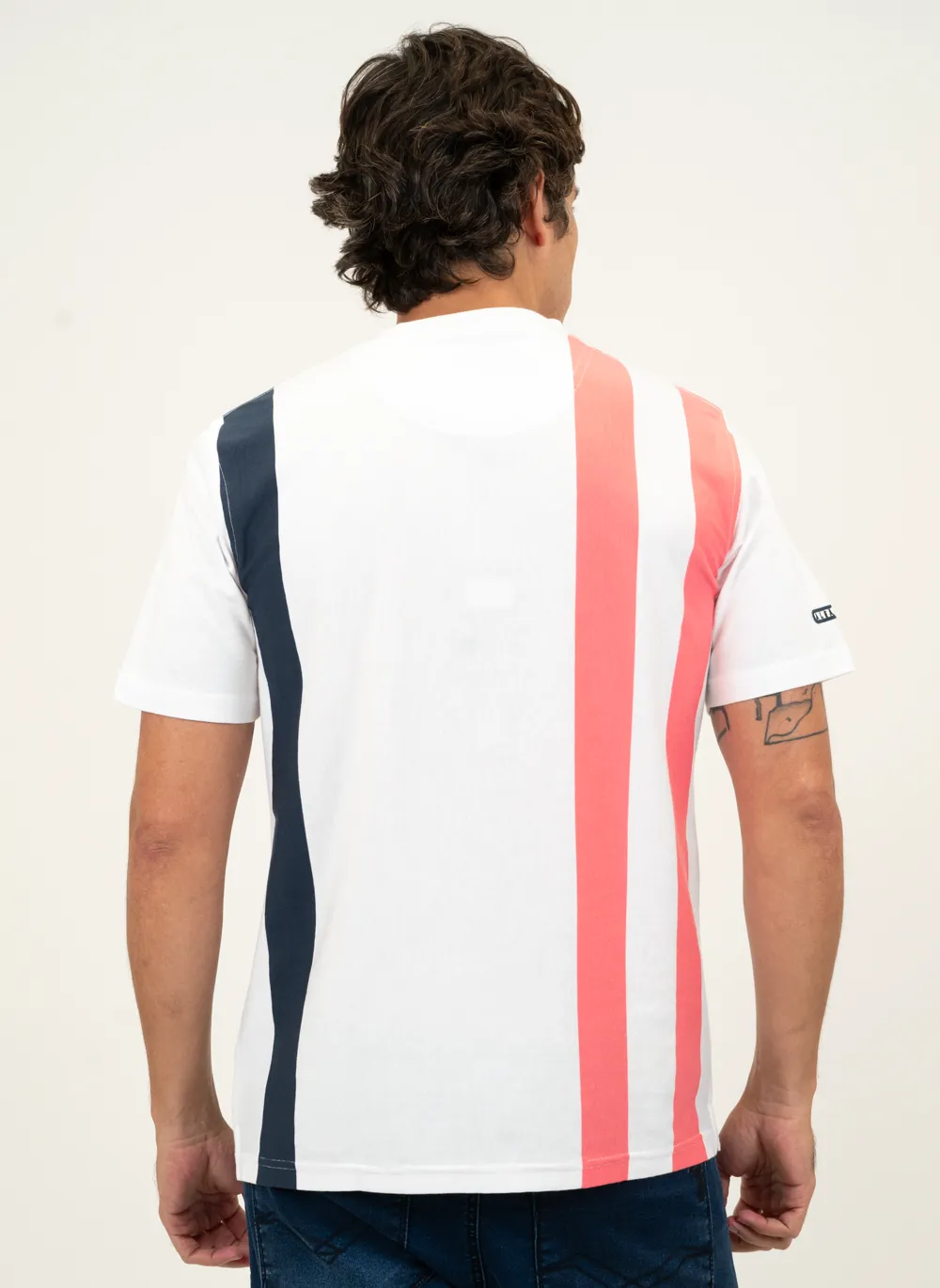 Camiseta-Masculina-Aleatory-Listrada-Carry-Branco-Branco-M