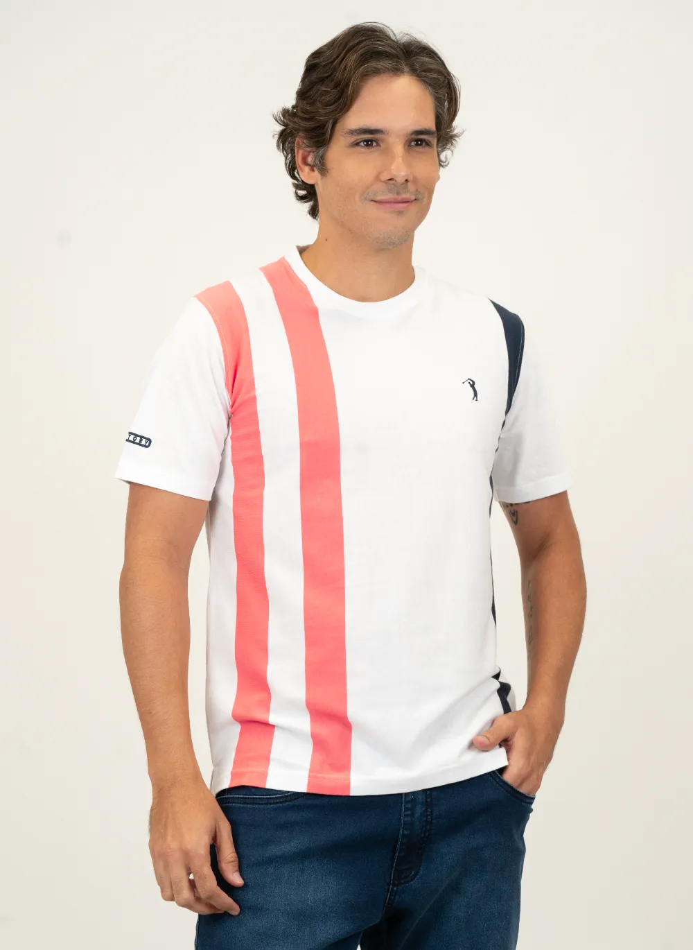 Camiseta-Masculina-Aleatory-Listrada-Carry-Branco-Branco-M