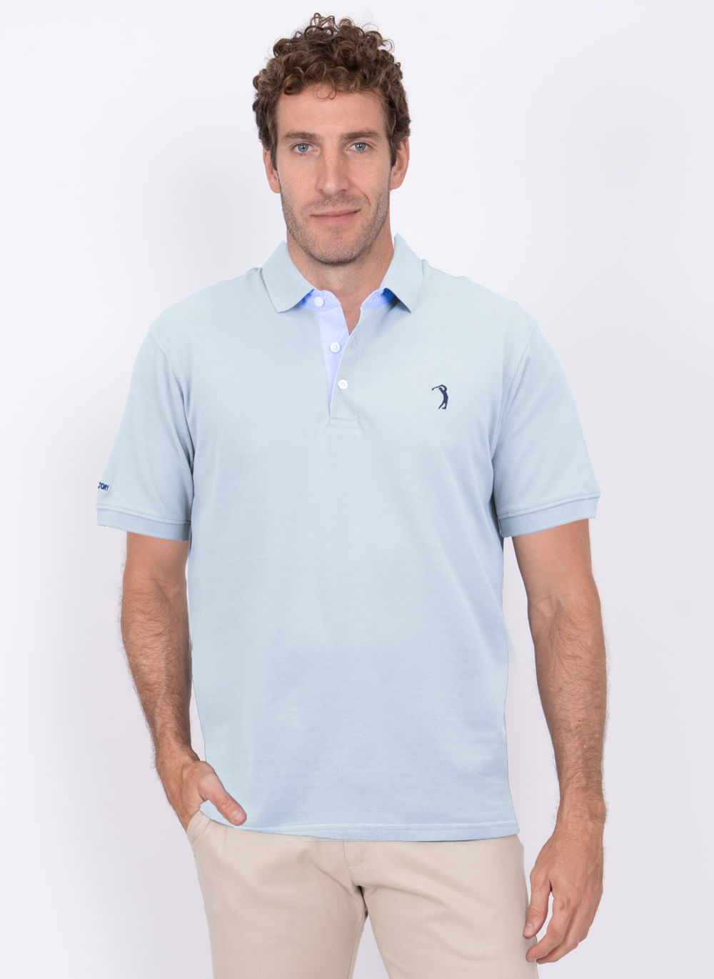 Camisa-Polo-Tranquil-Blue-Lisa-Aleatory-Azul-XGG