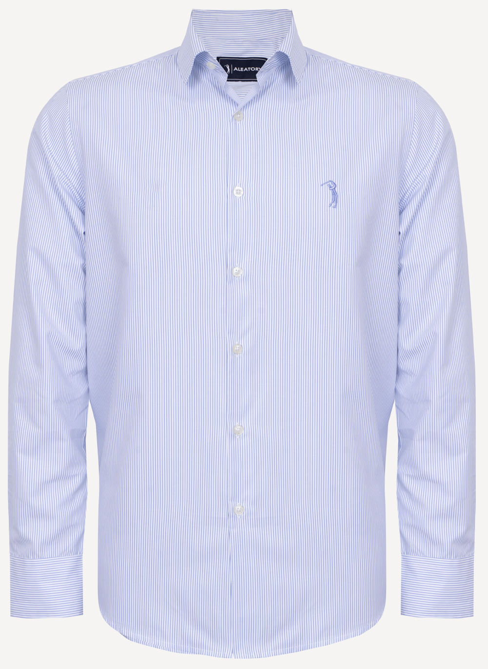 Camisa-Aleatory-Listrada-Manga-Longa-Flex-Azul-Azul-M