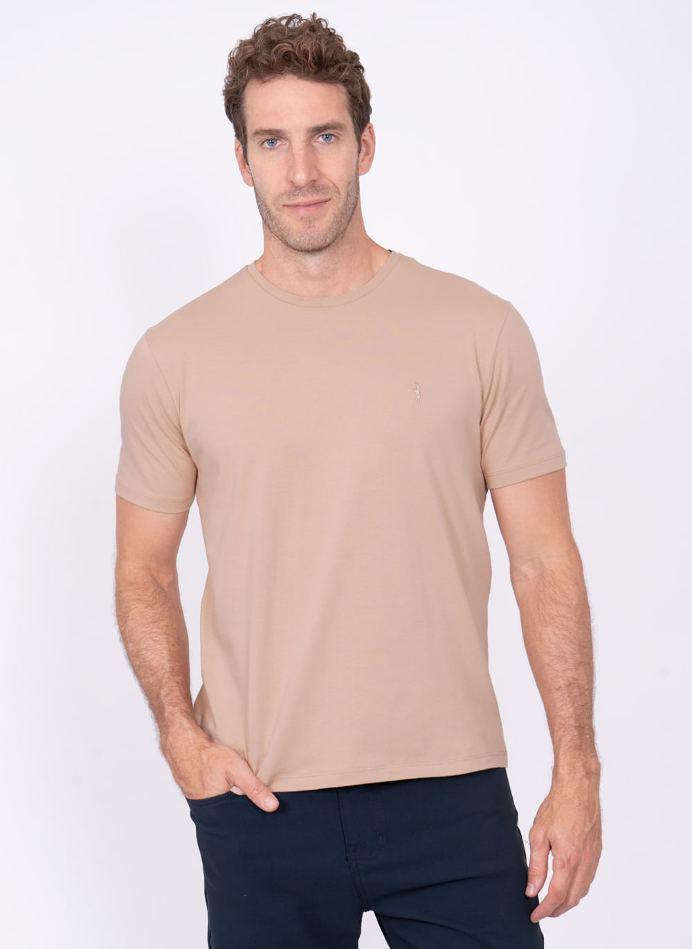 Camiseta-Aleatory-Stretch-Khaki-Khaki-P