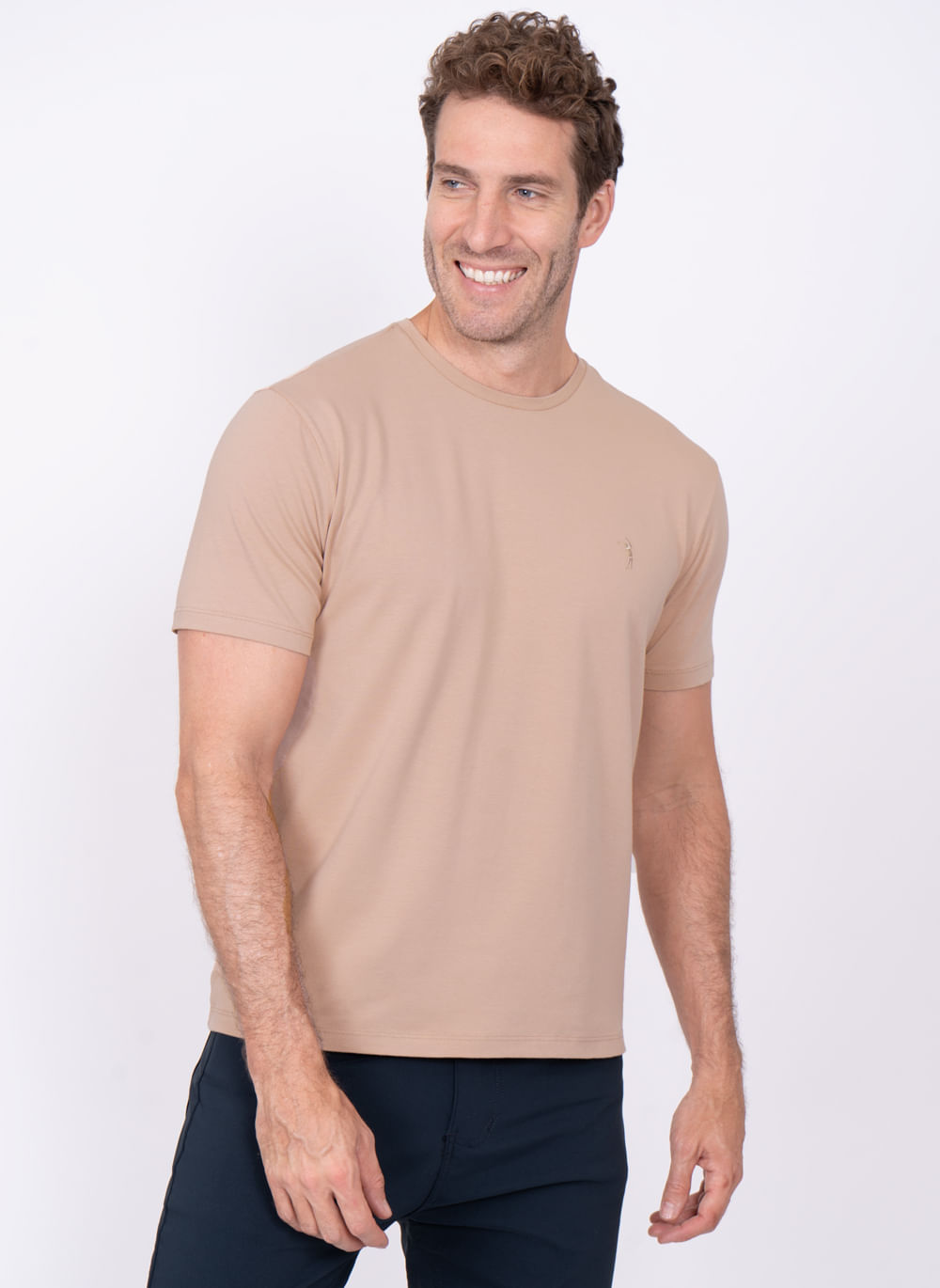 Camiseta-Aleatory-Stretch-Khaki-Khaki-P