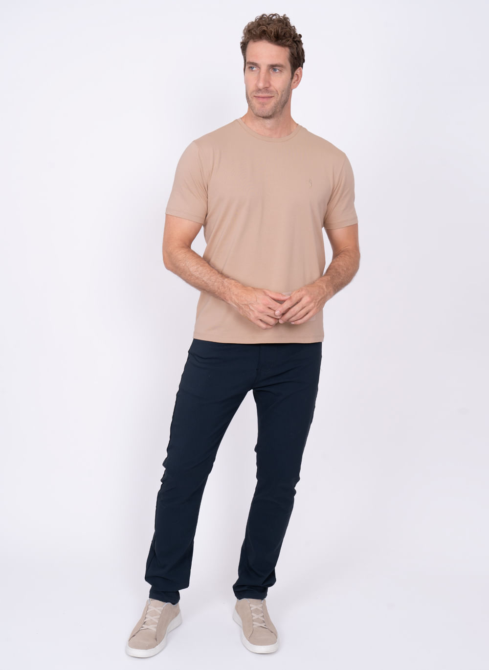 Camiseta-Aleatory-Stretch-Khaki-Khaki-P