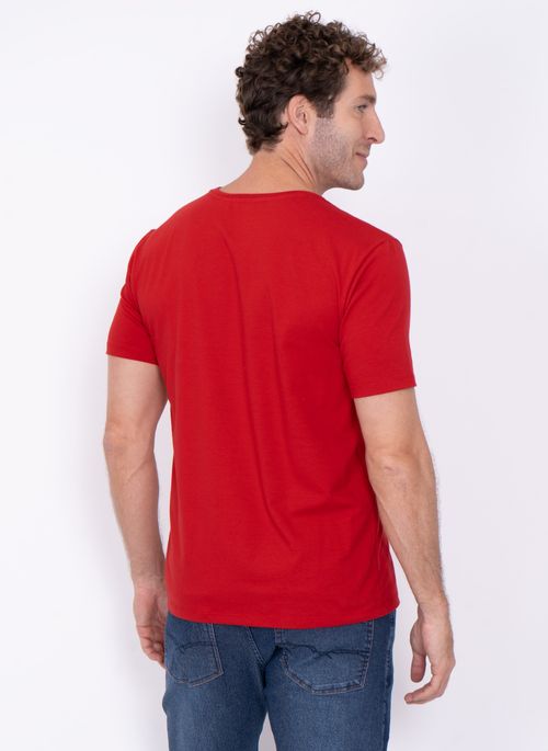 Camiseta Aleatory Stretch Vermelha