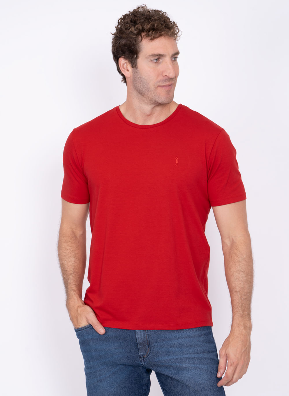 Camiseta-Aleatory-Stretch-Vermelha-Vermelho-P