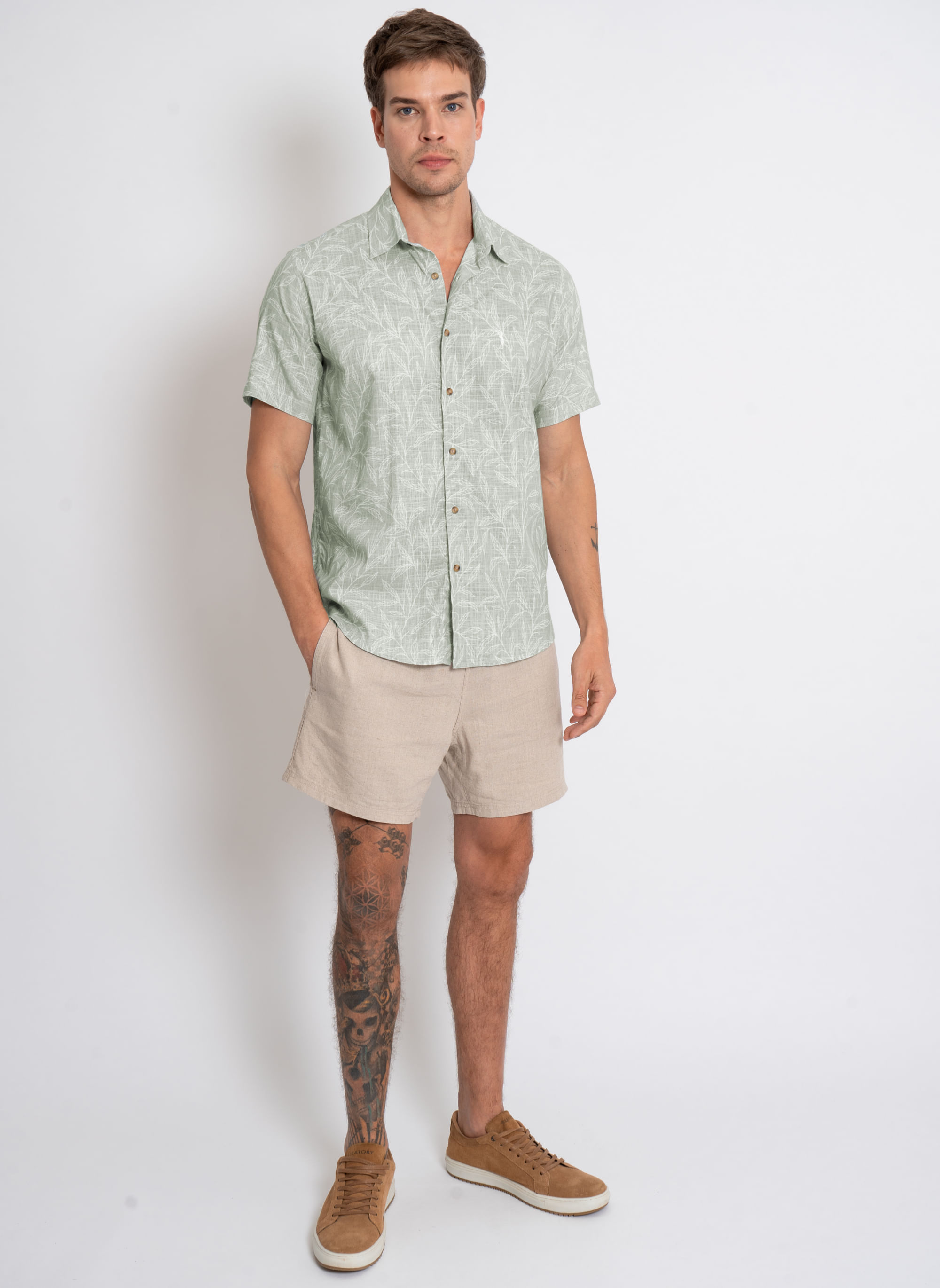 Camisa-Aleatory-Manga-Curta-Estampada-Leaves-Verde-Verde-P