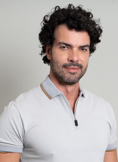Polo Aleatory Signature com Zíper Titânio