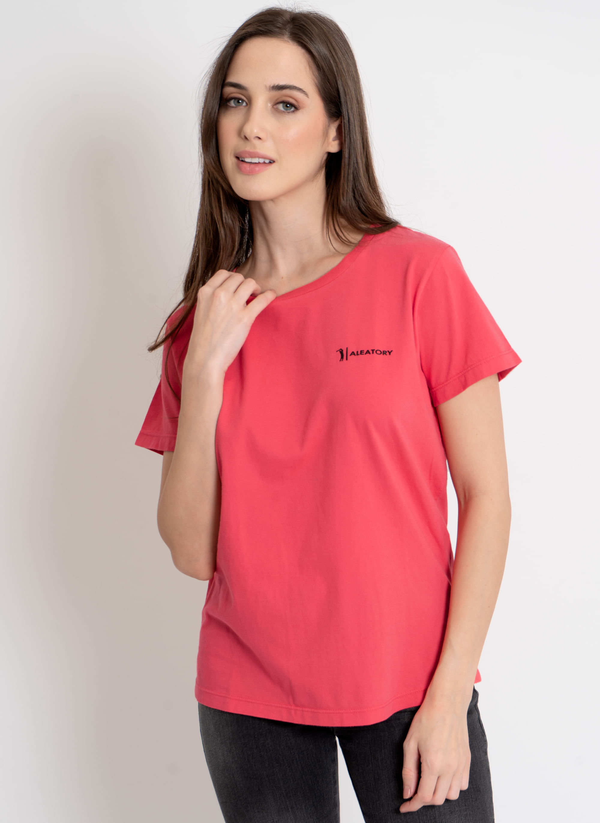 Camiseta-Feminina-Aleatory-Fine-Pink-Pink-GG