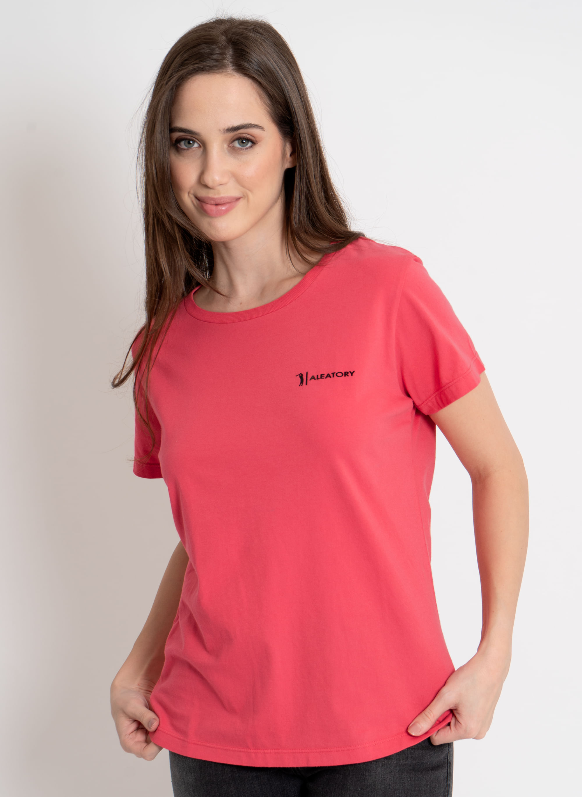 Camiseta-Feminina-Aleatory-Fine-Pink-Pink-GG