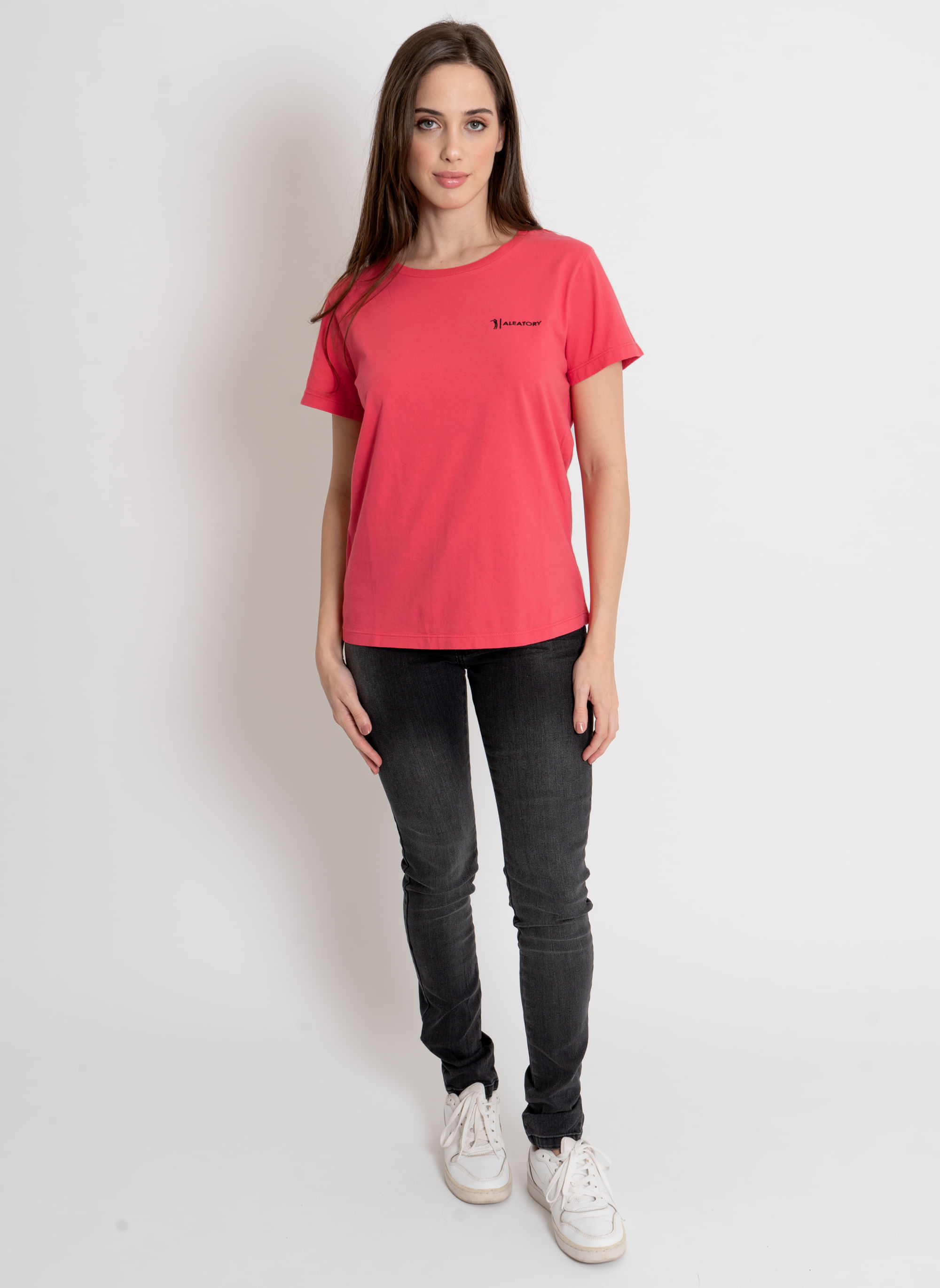 Camiseta-Feminina-Aleatory-Fine-Pink-Pink-GG