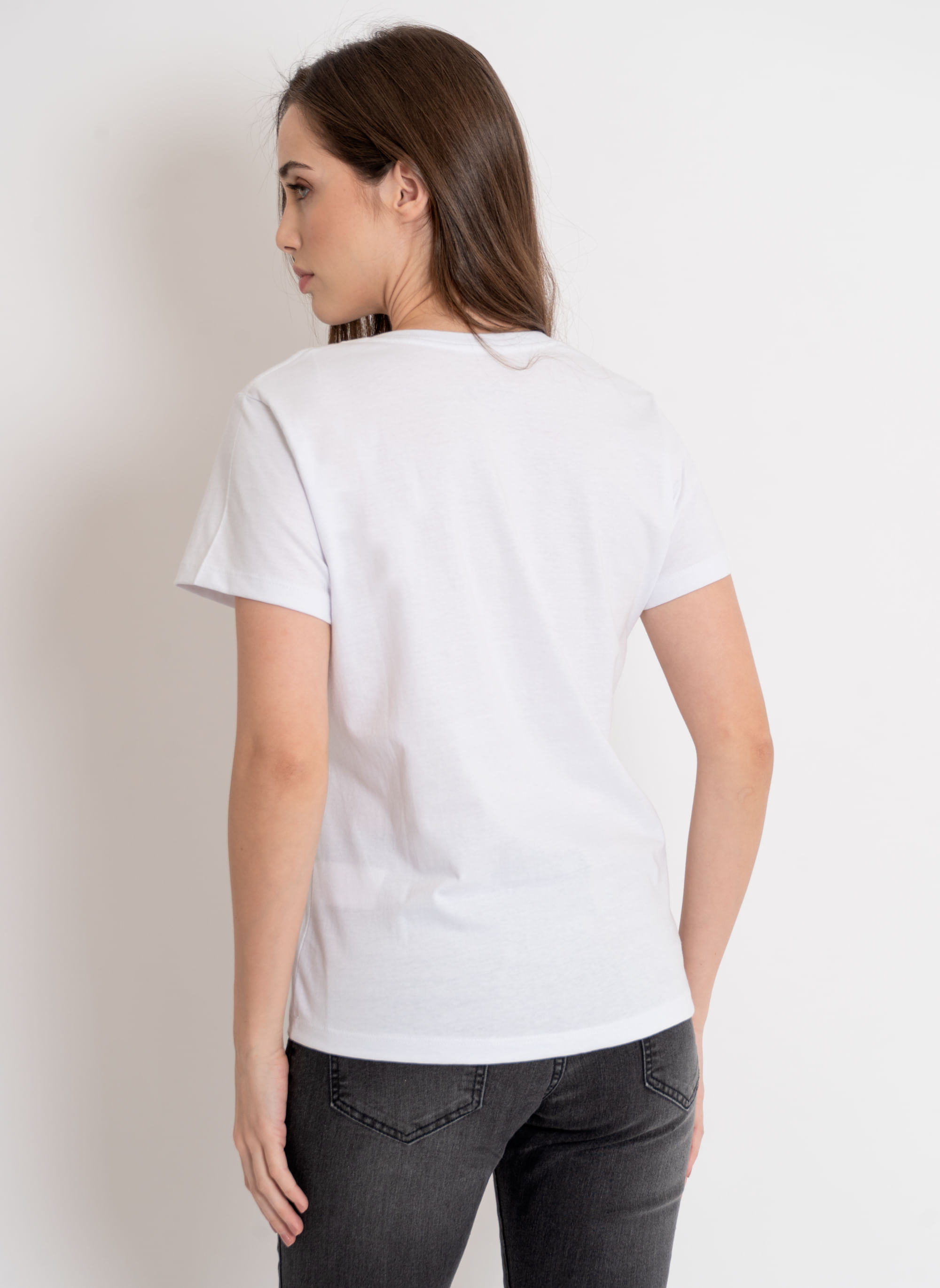 Camiseta-Feminina-Aleatory-Fine-Branca-Branco-P
