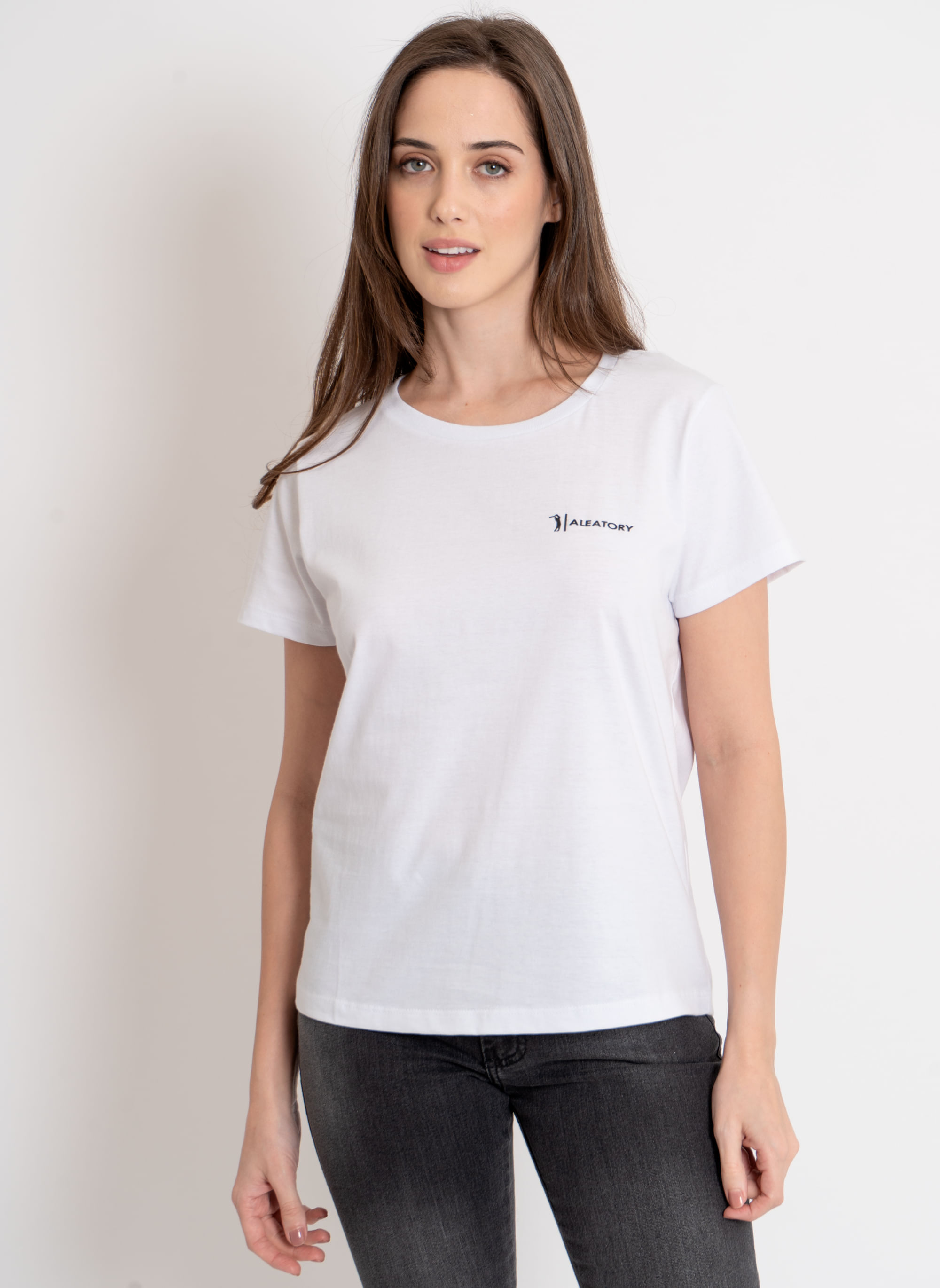 Camiseta-Feminina-Aleatory-Fine-Branca-Branco-P