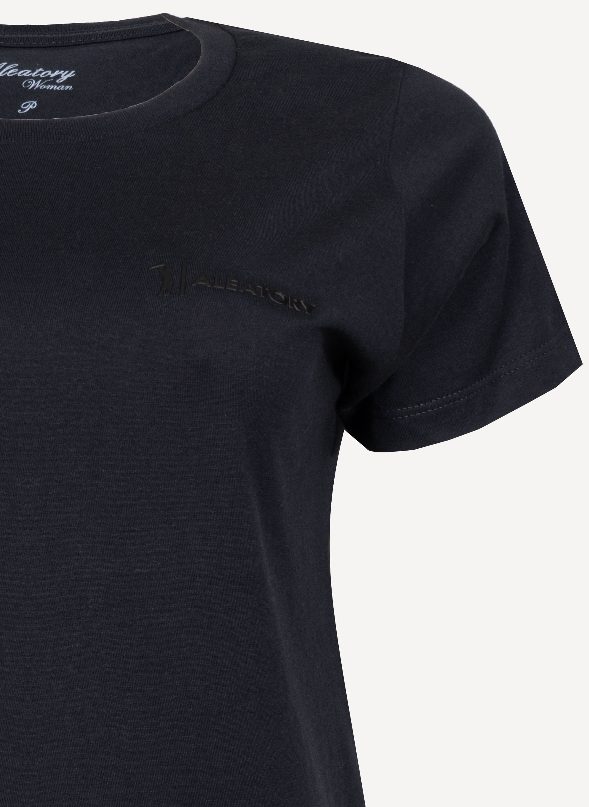 Camiseta-Feminina-Aleatory-Fine-Preta-Preto-P