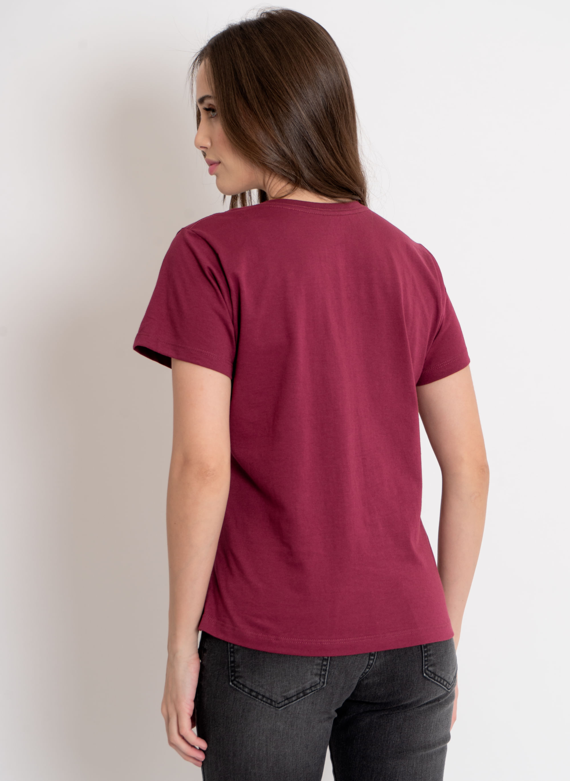 Camiseta-Feminina-Aleatory-Fine-Vinho-Vinho-P