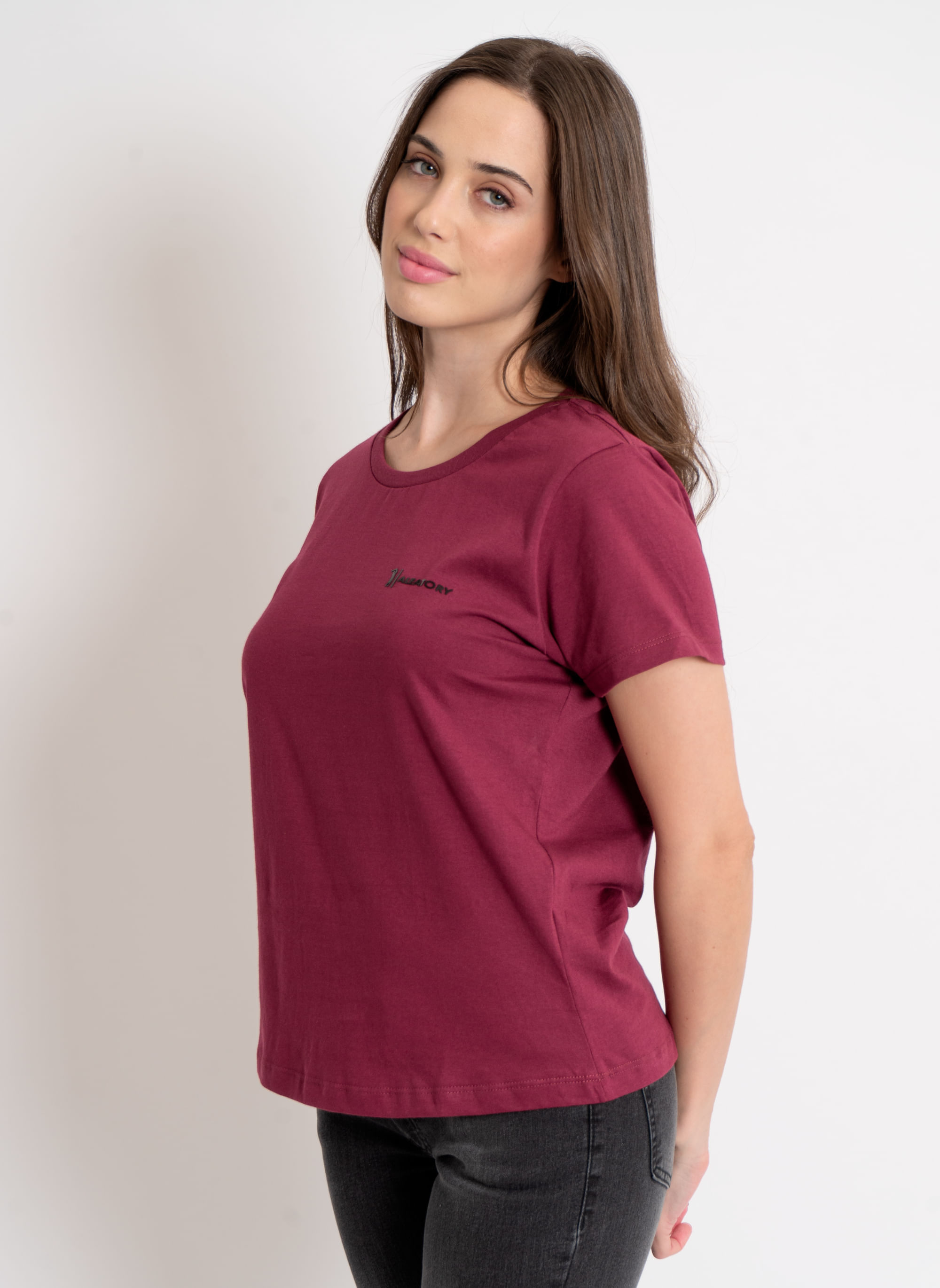 Camiseta-Feminina-Aleatory-Fine-Vinho-Vinho-P