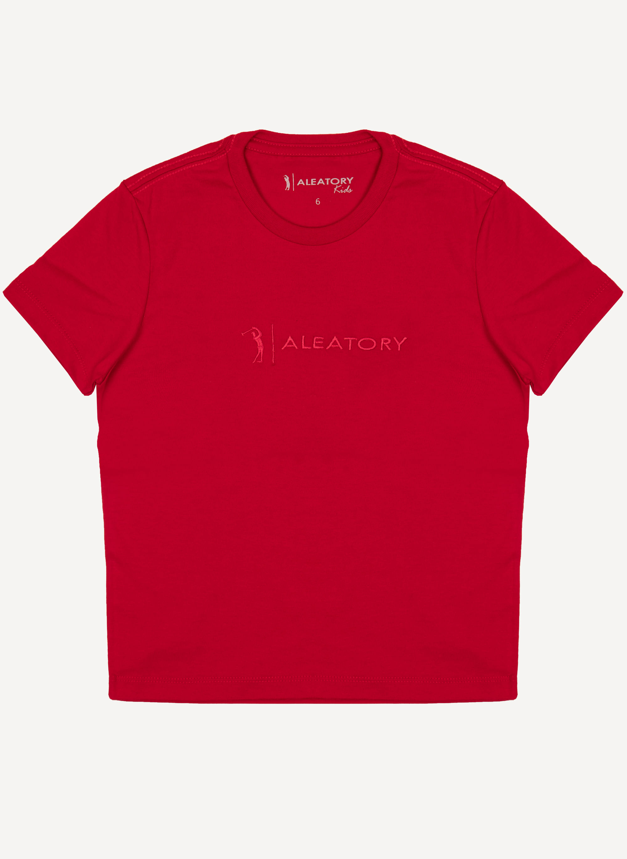 Camiseta-Aleatory-Infantil-Logo-Bordado-Vermelho-Vermelho-6