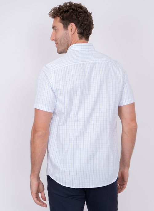 Camisa Aleatory Manga Curta Evoke Branca