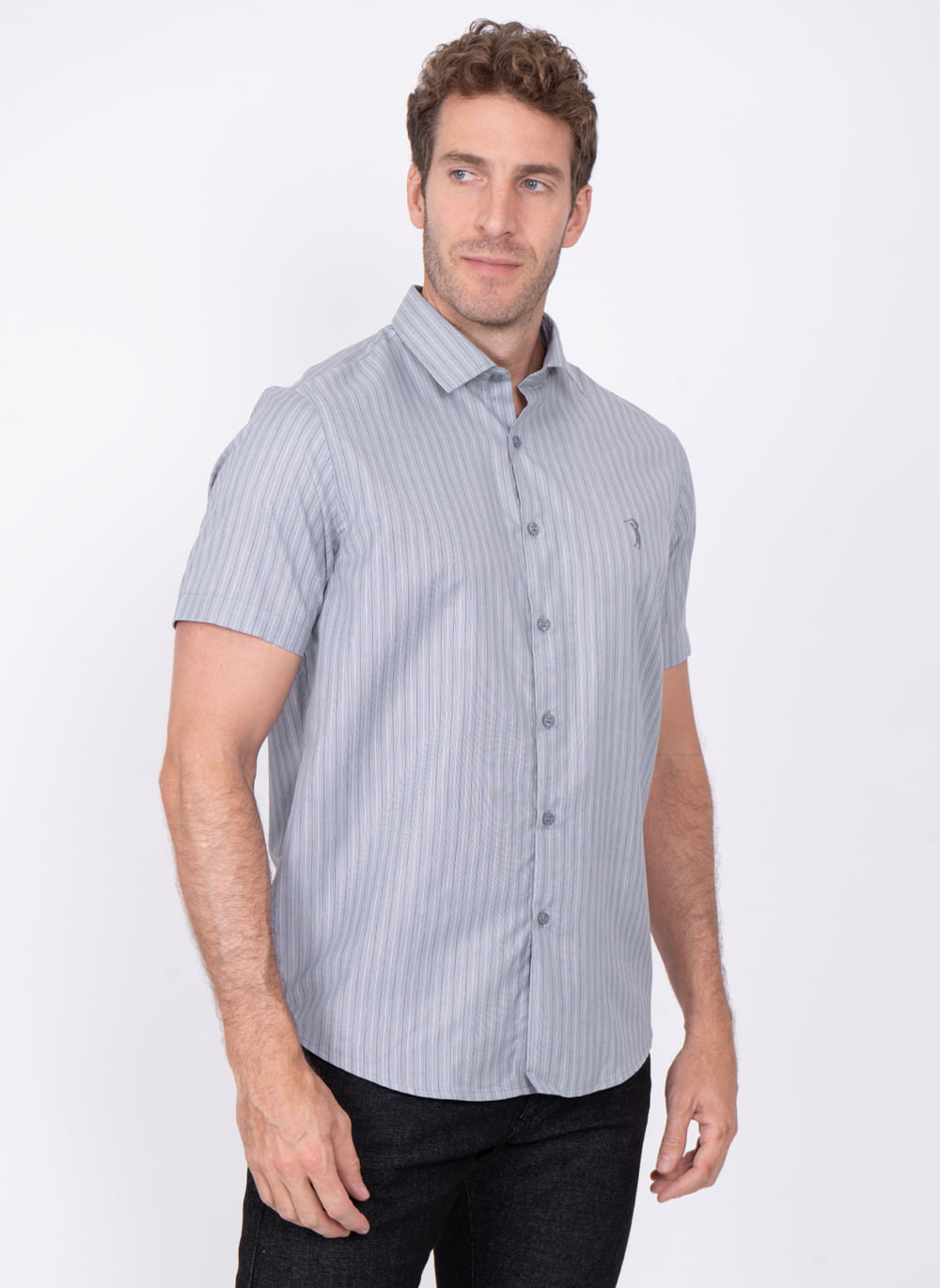 Camisa-Aleatory-Manga-Curta-Mantra-Cinza-Cinza-P