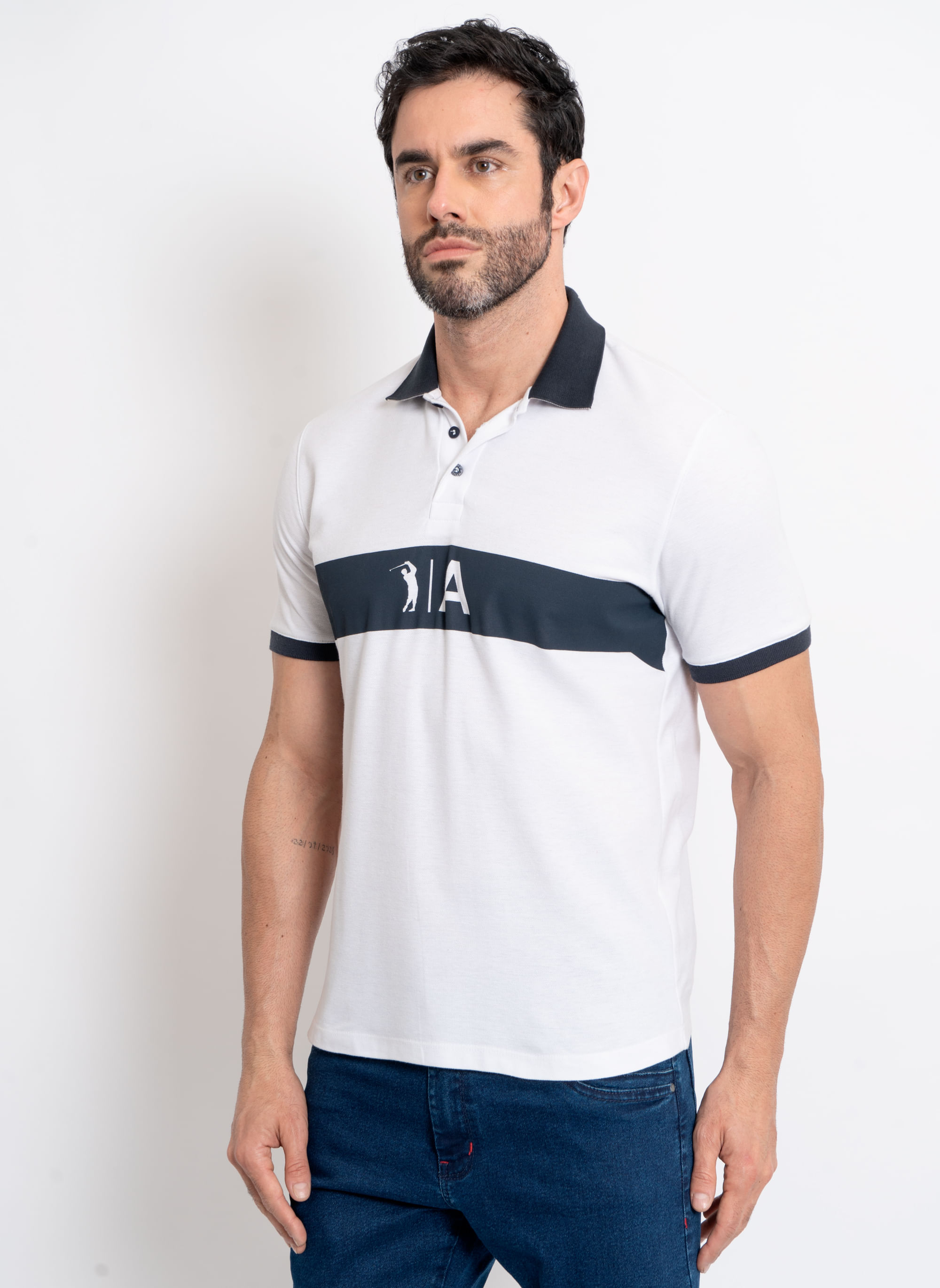 Camisa-Polo-Listrada-Aleatory-Court-Branca-Branco-P