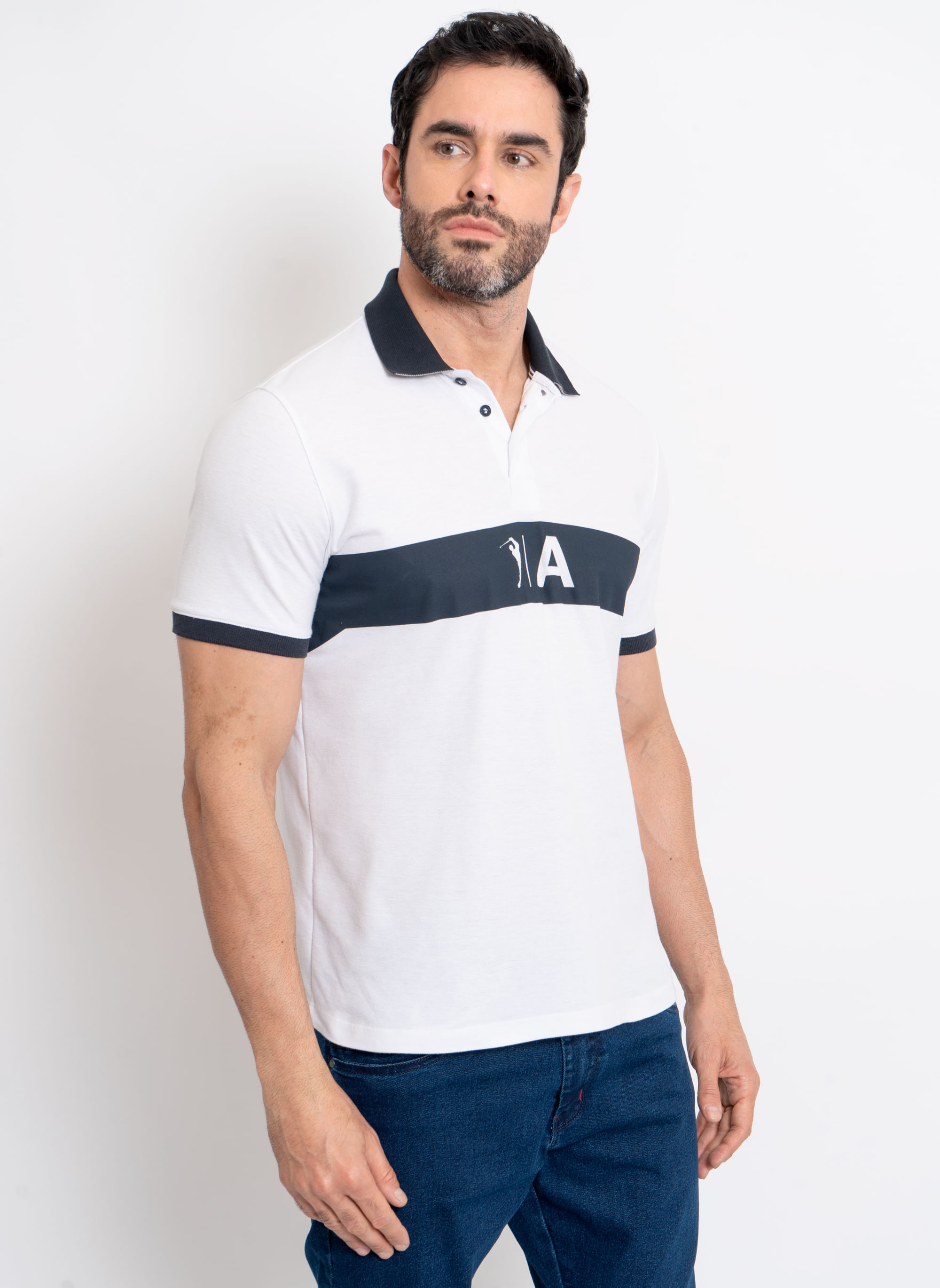 Camisa-Polo-Listrada-Aleatory-Court-Branca-Branco-P