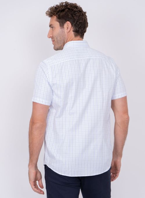 Camisa Aleatory Manga Curta Evoke Branca