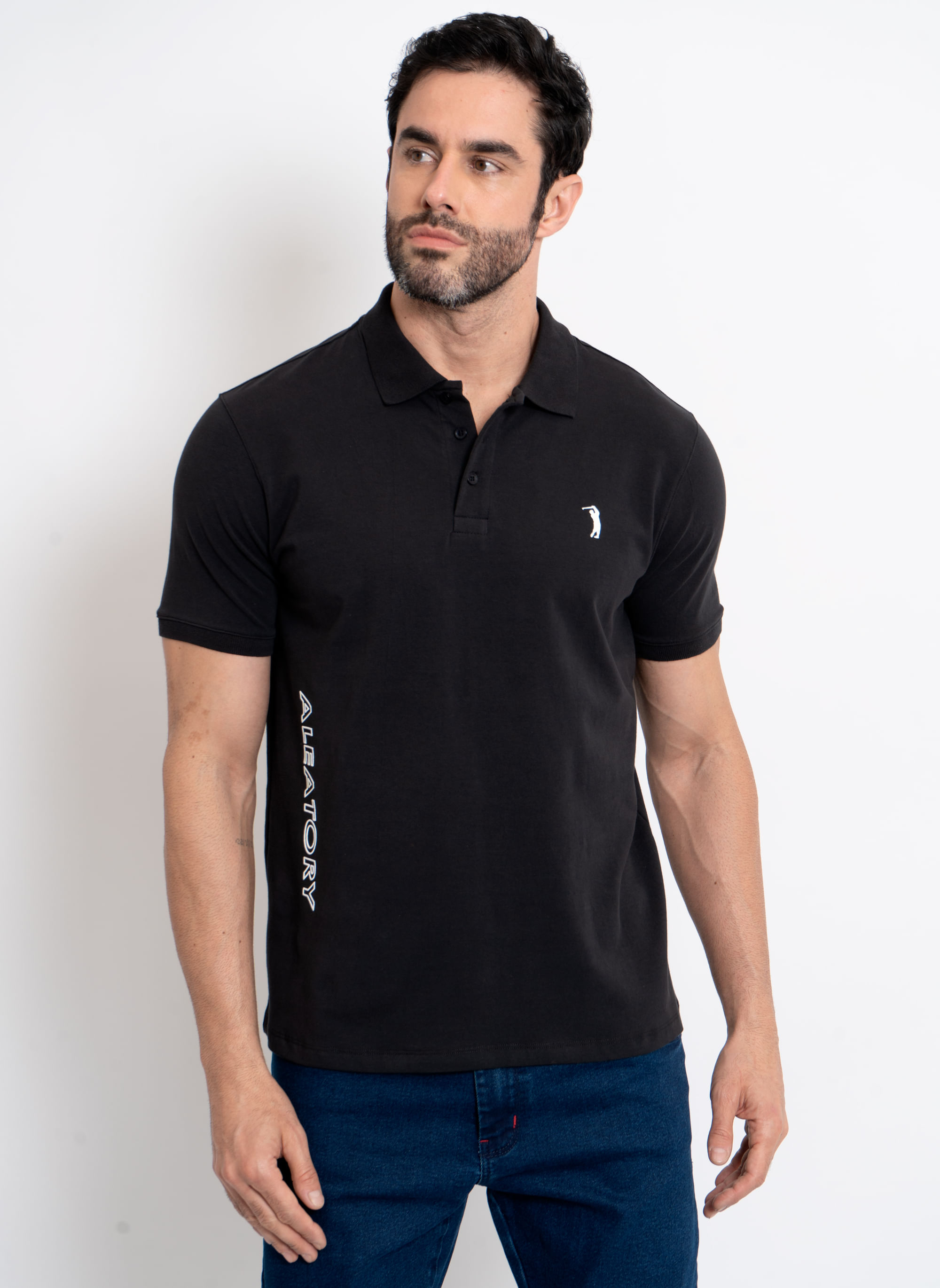 Camisa-Polo-Masculina-Aleatory-Cypress-Preta-Preto-P