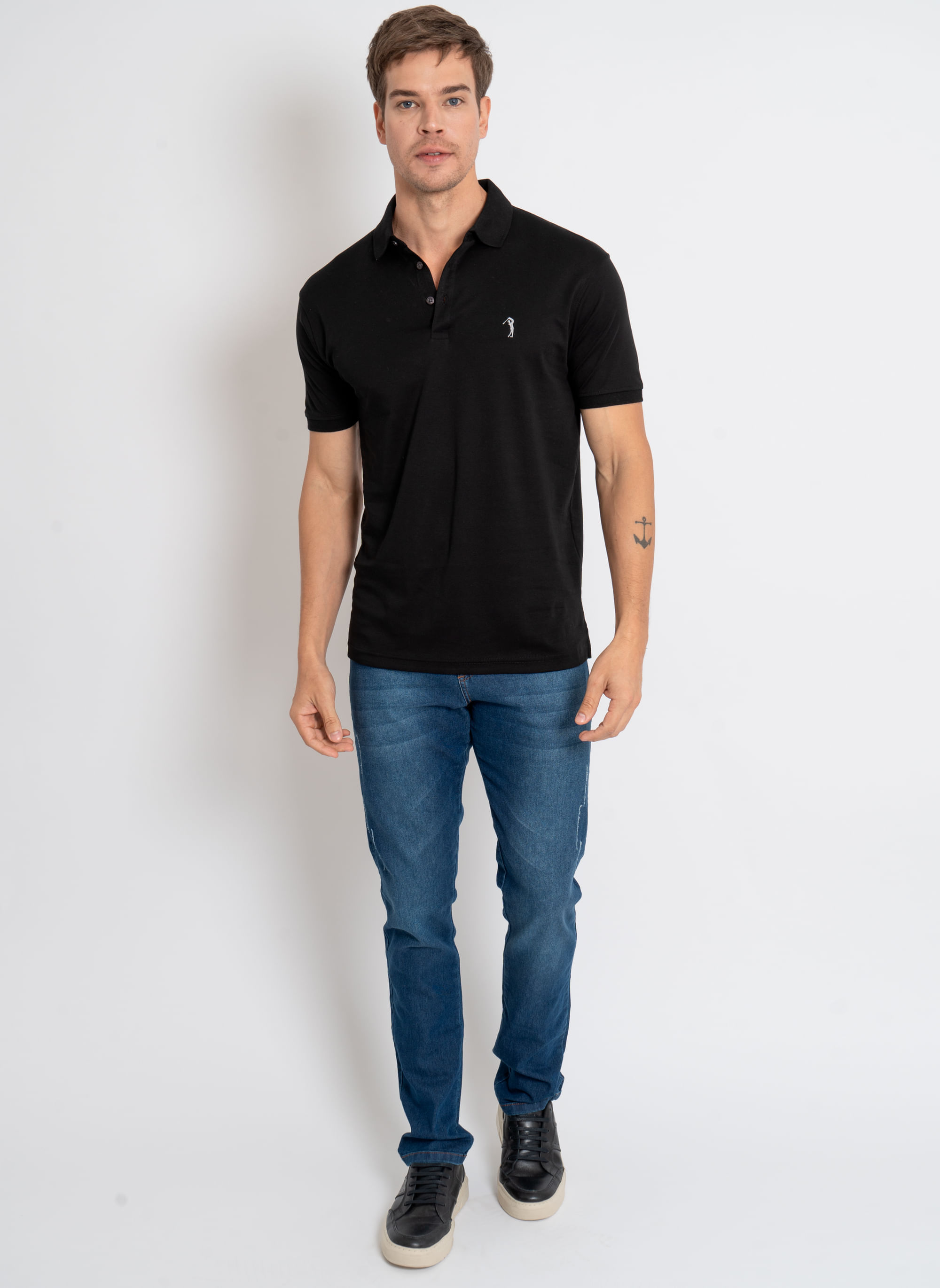 Camisa-Polo-Aleatory-Lisa-Algodao-Pima-Preta-Preto-P