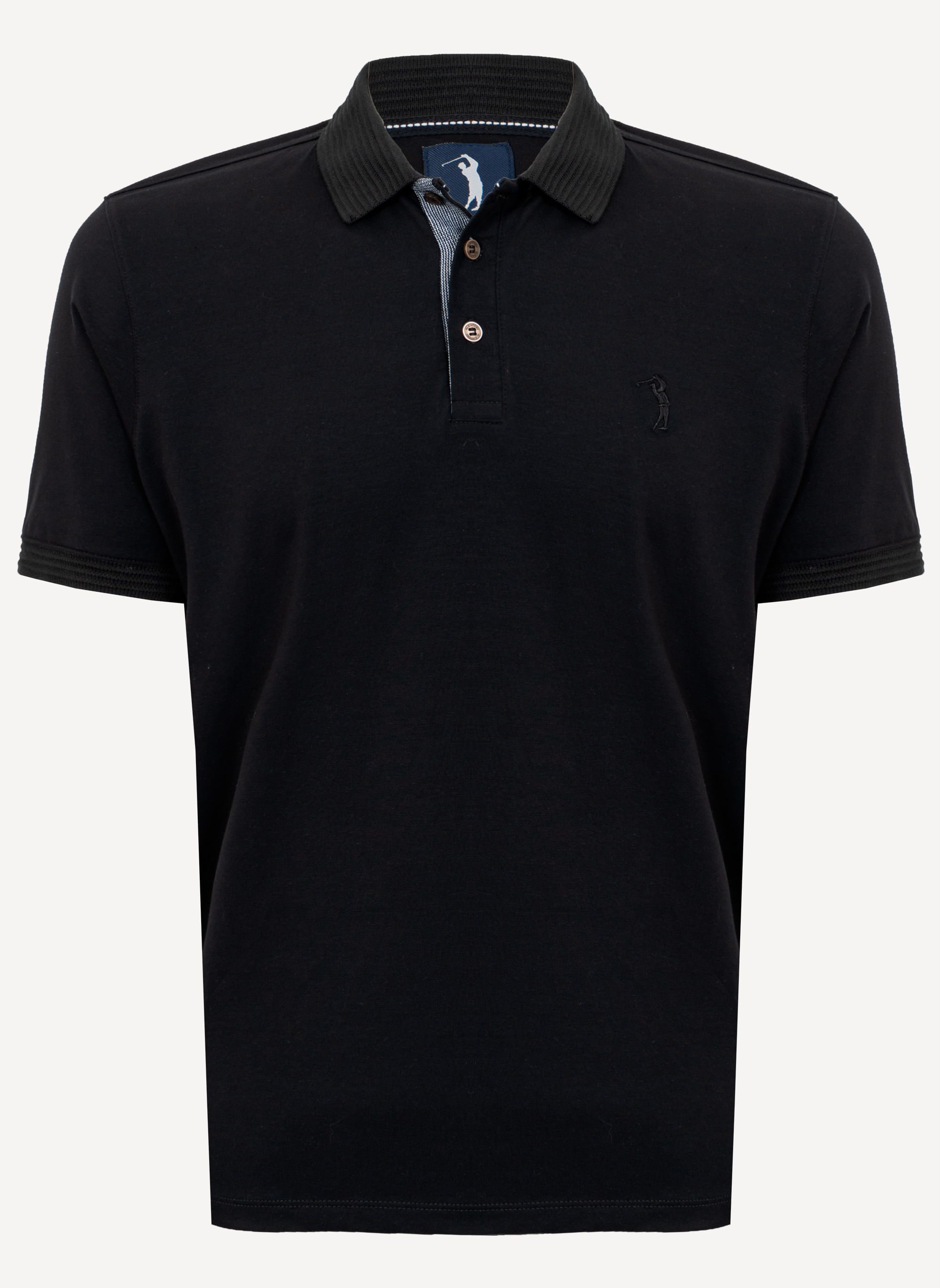 Polo-Masculina-Aleatory-MC-Preta