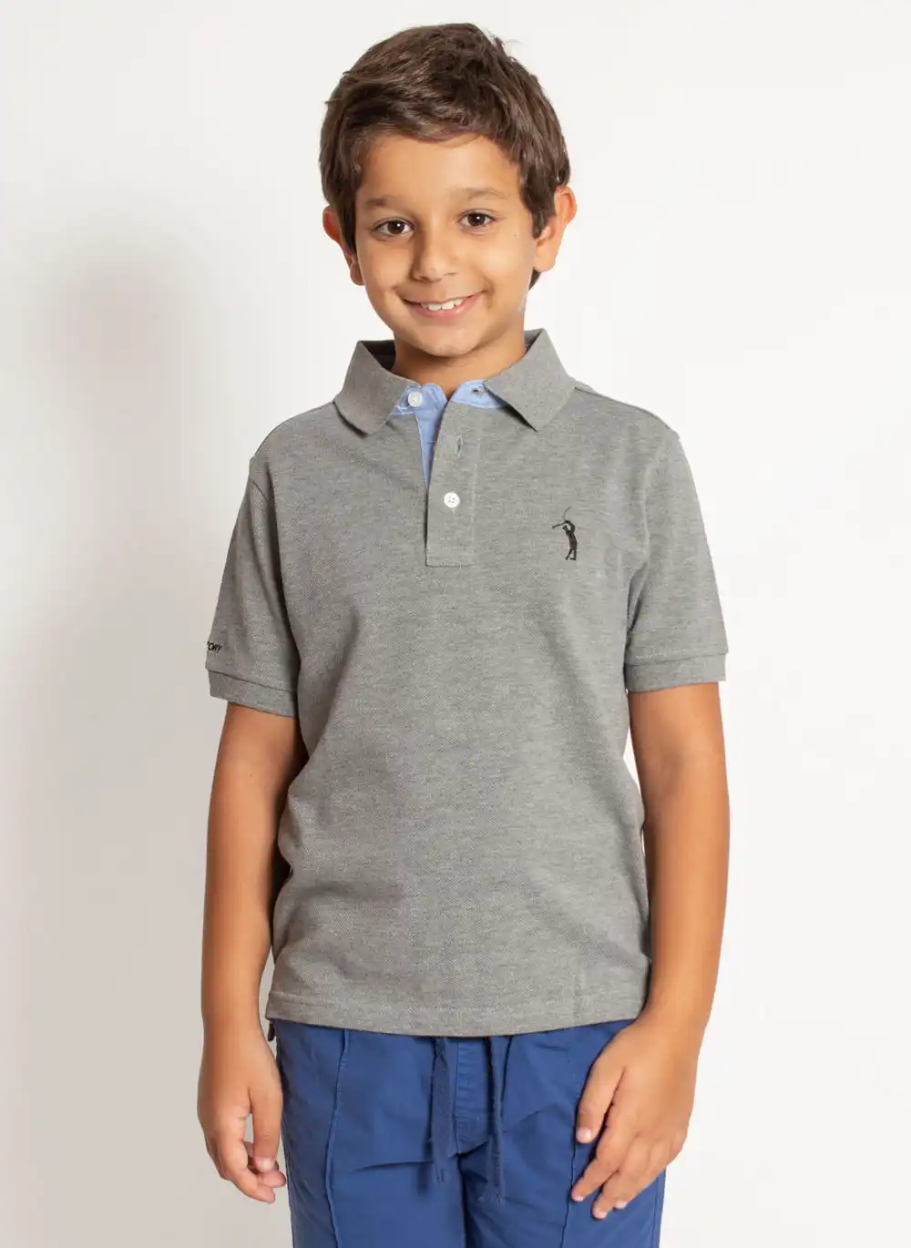 Camisa-Polo-Aleatory-Infantil-Lisa-Mescla-Cinza-Cinza-6