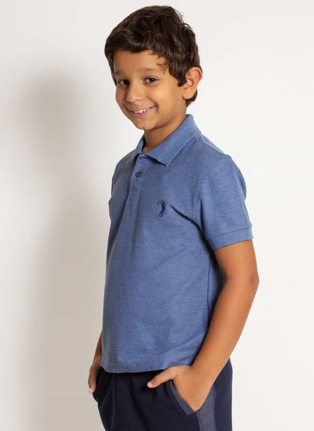 Camisa-Polo-Aleatory-Infantil-Piquet-Light-Azul-Mescla-Azul-4