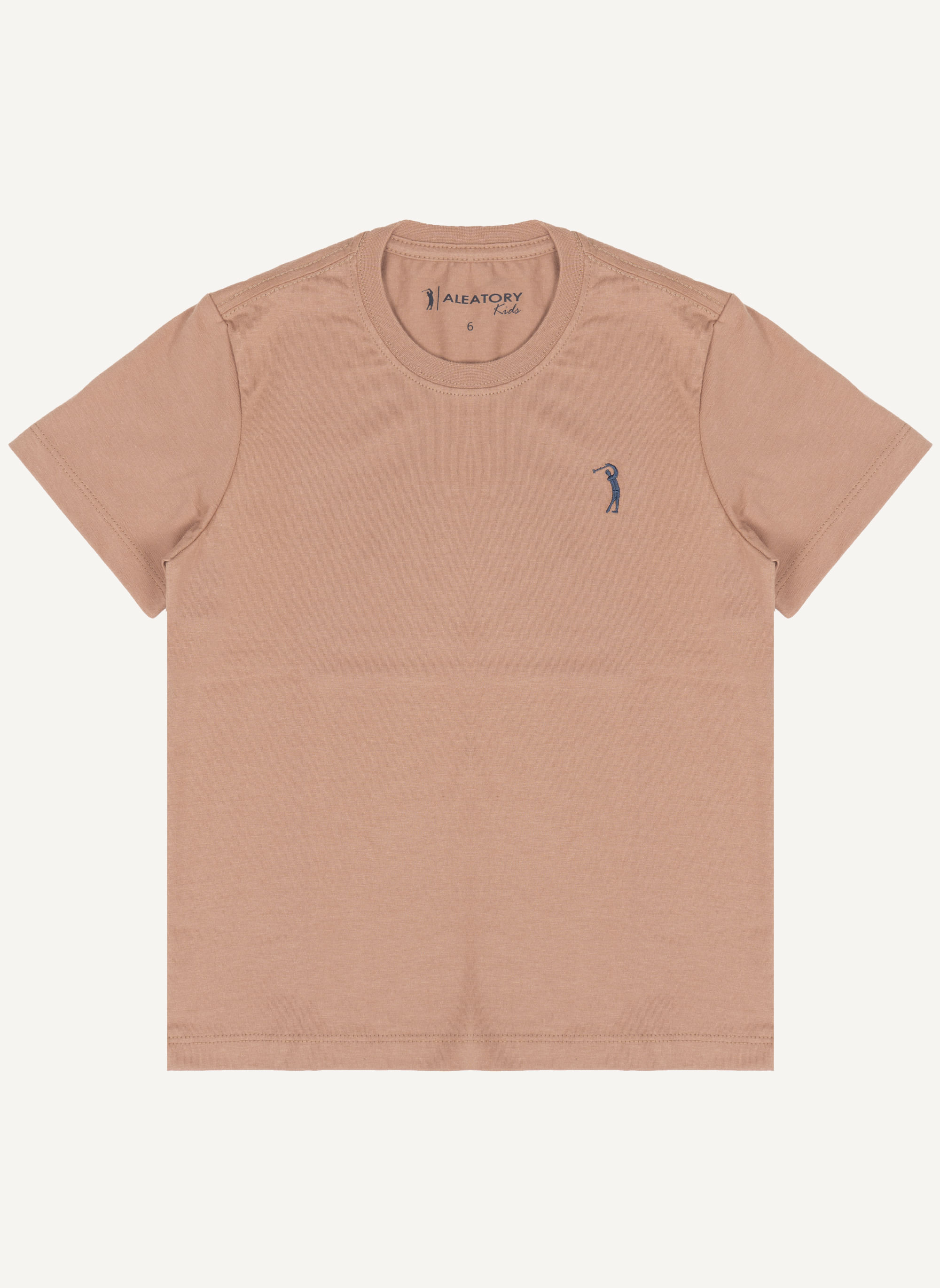 Camiseta-Infantil-Basica-Lisa-Bege-Escuro-Bege-4