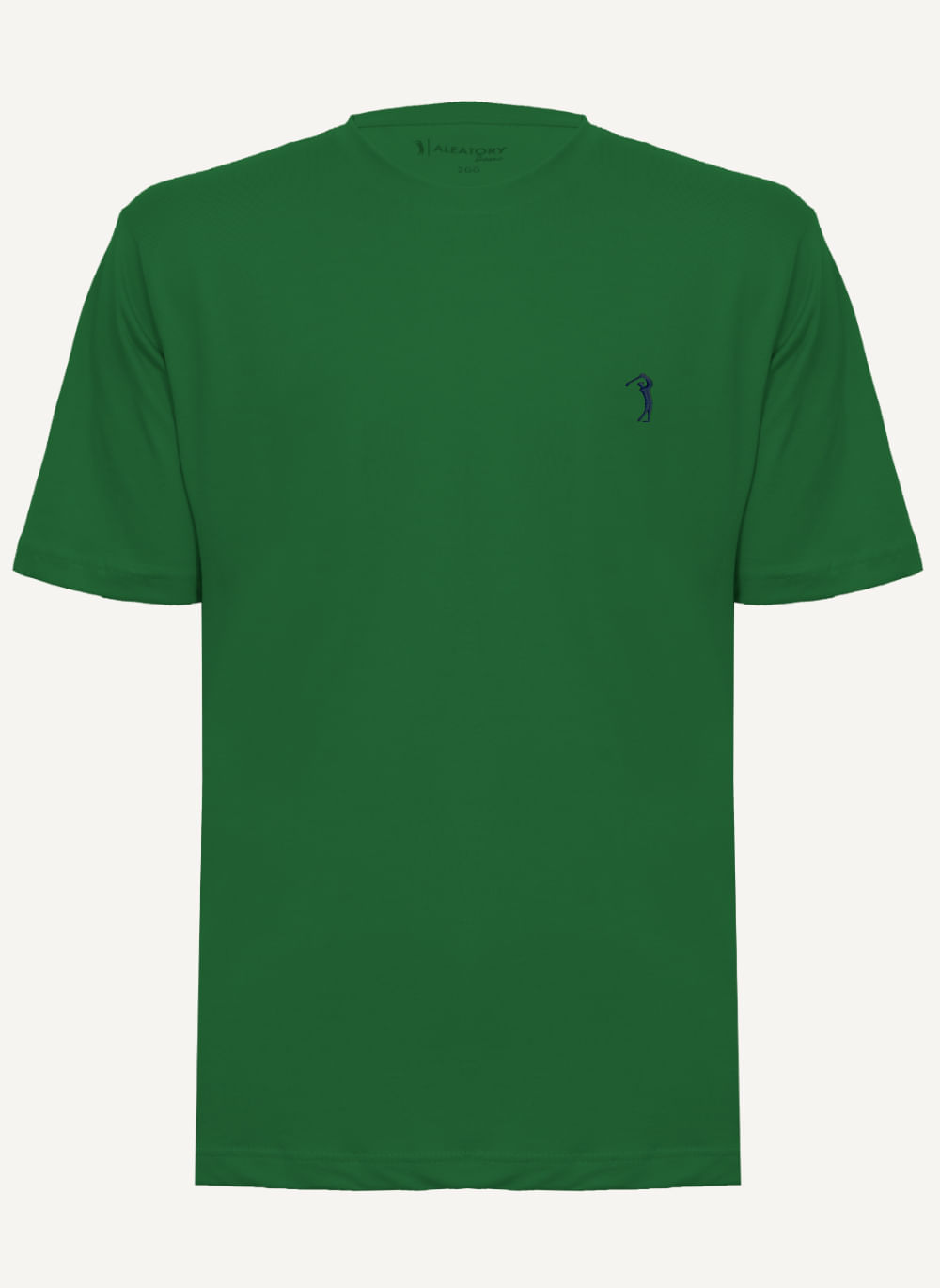 Camiseta-Aleatory-Verde-Jade-Lisa-Verde-GG