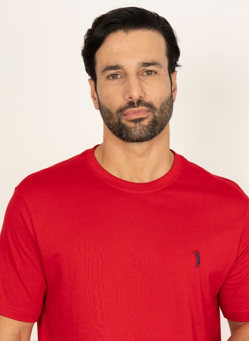 Camiseta Vermelha Lisa Aleatory