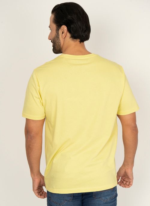 Camiseta Amarelo Lisa Aleatory