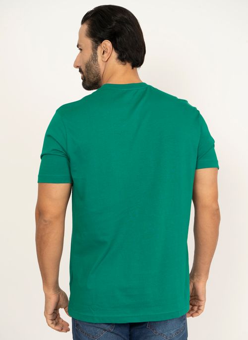 Camiseta Aleatory Lisa Verde Esmeralda