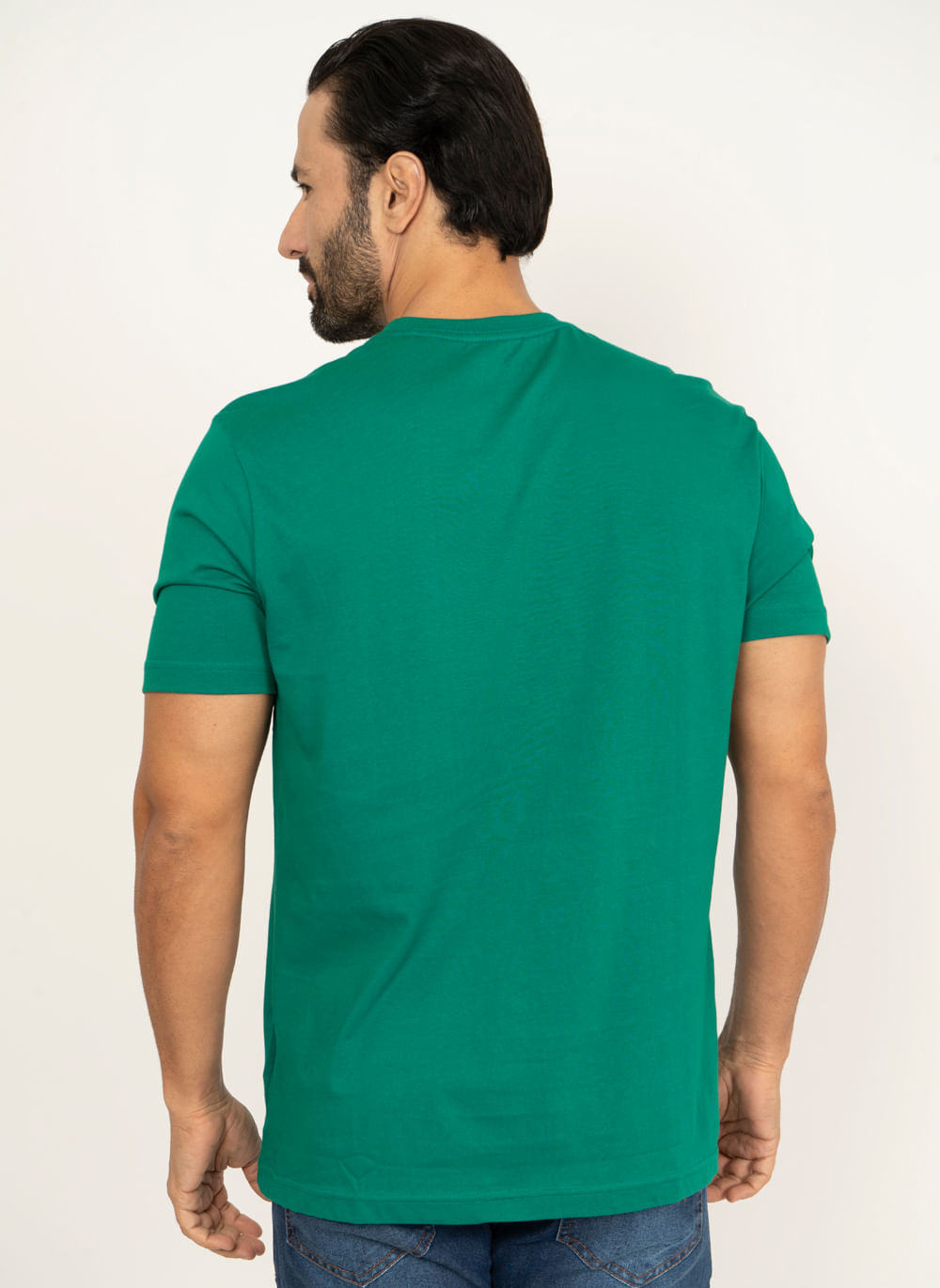 Camiseta-Aleatory-Lisa-Verde-Esmeralda-Verde-Escuro-P