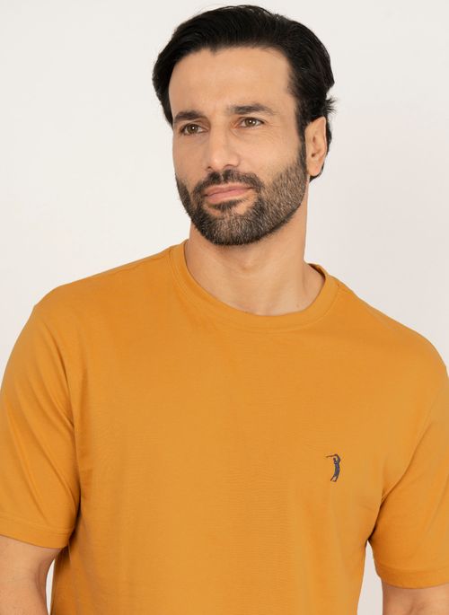 Camiseta Aleatory Lisa Dark Mustard
