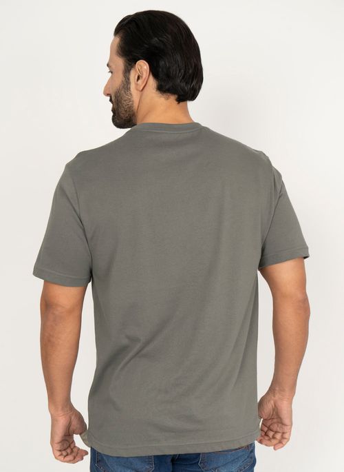 Camiseta Aleatory Lisa Chumbo Escuro