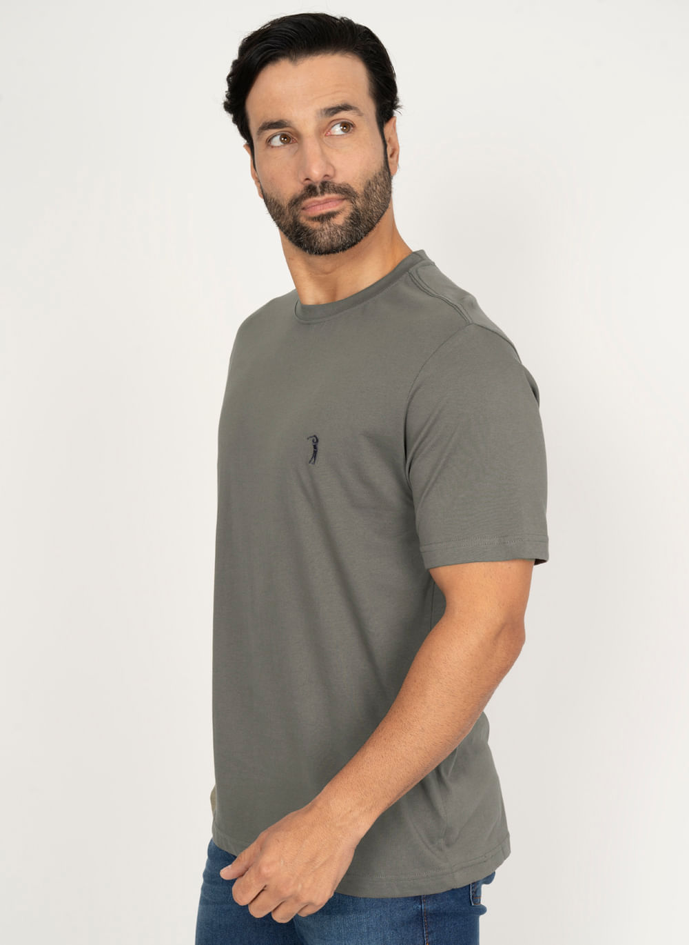 Camiseta-Aleatory-Lisa-Chumbo-Escuro-Cinza-P