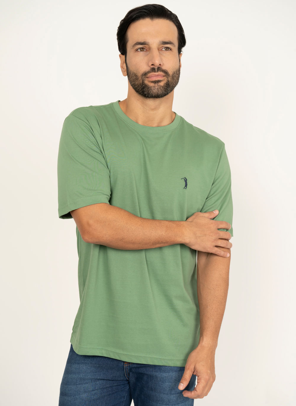 Camiseta-Aleatory-Lisa-Verde-Salvia-Verde-P